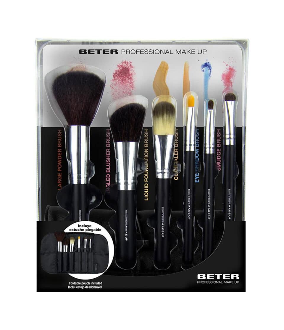 Kit con 6 Brochas Professional Make up de Beter